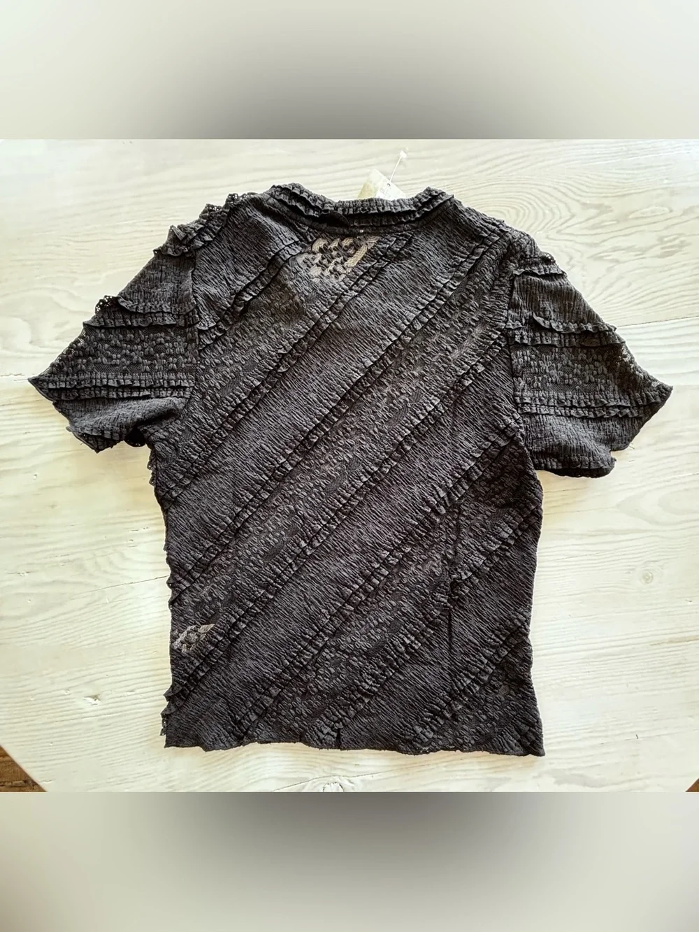 Free People Lace Tee Size Medium